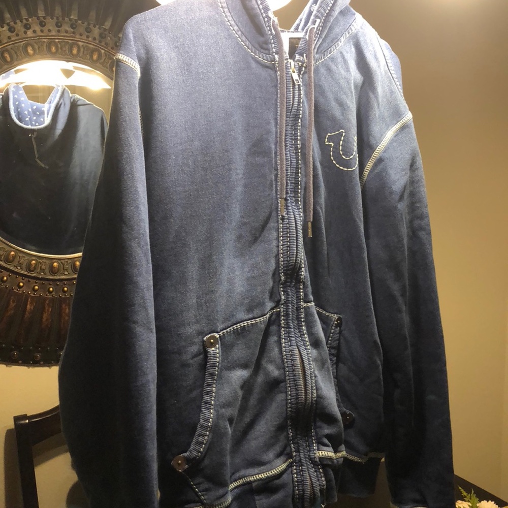 True Religion Hoodie zip up